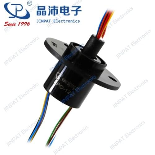 12 Circuits Models Capsule Slip Ring Gold-Gold Contacts Flexible Silver-plated nsulated Lead Wires