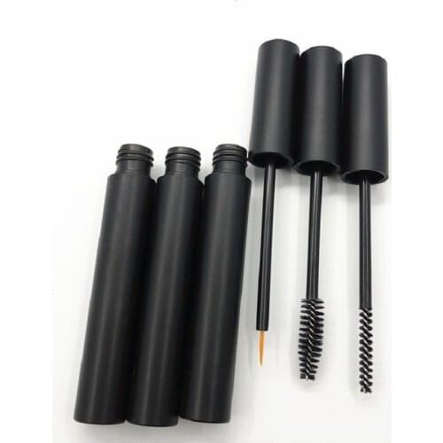 4ml Empty Black Mascara Tube Round Cosmetic Container Refillable Packaging Bottle Travel Plastic Eyeliner Pens 30pieces 50pieces