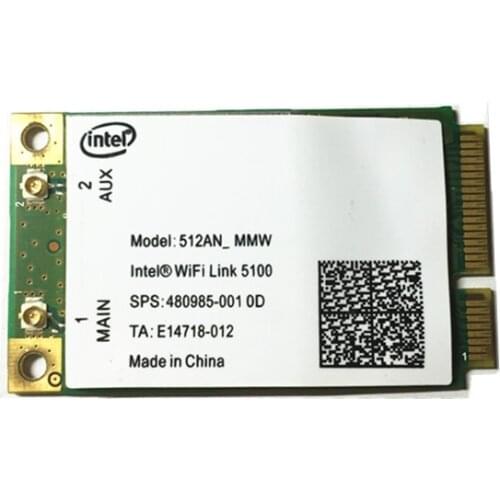 New For WiFi Link 5100 512AN_MMW Mini PCI-E 802.11a/g/n 300Mbps 2.4G/5.0G WiFi Wireless Card