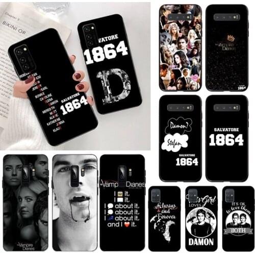 HUAGETOP The Vampire Diaries Stefan Damon Salvatore Phone Case for Samsung S20 plus Ultra S6 S7 edge S8 S9 plus S10 5G lite 2020