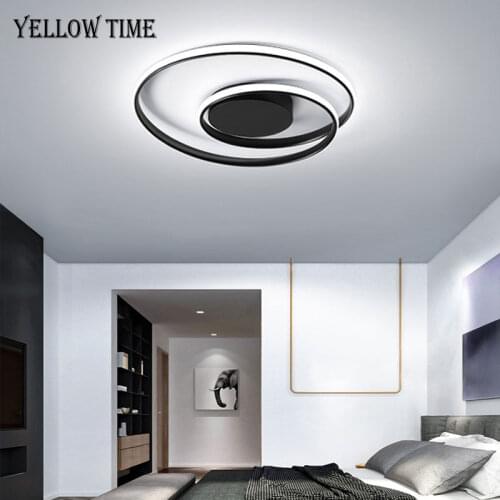Black&White Home Modern LED Chandelier Lighting Fixtures For Living room Bedroom Dining room Kitchen Ceiling Chandelier LED Lamp