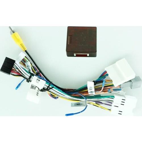 JMANCE Car Android Stereo 16PIN Power Wiring Harness Cable Adapter With CANbus Box For Renault Dacia Duster /Arkana /XM3