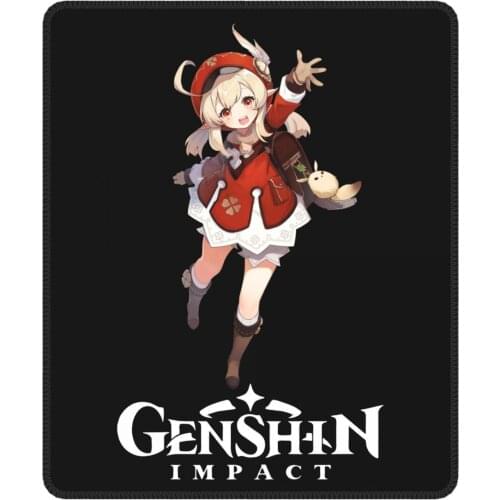Klee Genshin Impact Awesome Mouse Pad Anime Game Waterproof MousePad Natural Rubber Office Home Deco Mat
