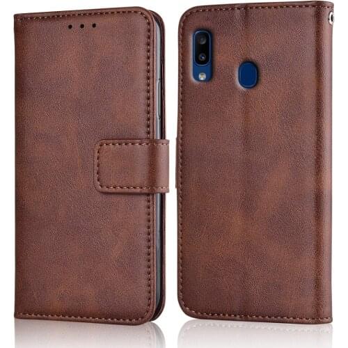 M20 2019 Case Slim Leather Flip Cover for Samsung Galaxy M20 M205 M205F SM-M205F 6.3'' Case Wallet Magnetic case for Samsung M20
