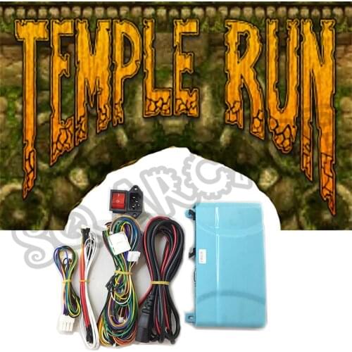Temple Run game PCB motherboard with wires cable and power switch socket for arcade Simulated running video game