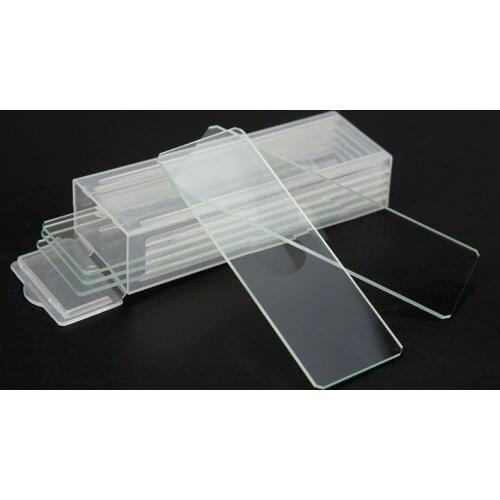 High Quality 5 PCS Reusable Laboratorial Single Concave Microscope Blank Glass slides slice Lab Consumables for Liquid Specimen