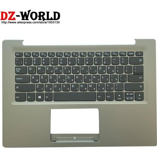 New Hebrew Israel Keyboard with Shell C Cover Palmrest Upper Case for Lenovo Ideapad 120S-14IAP Winbook 5CB0P23840