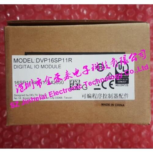 New and original DVP16SP11R Delta PLC DIGITAL IO MODULE, power input: 24VDC 2W ,output module: 1.5A 250VAC