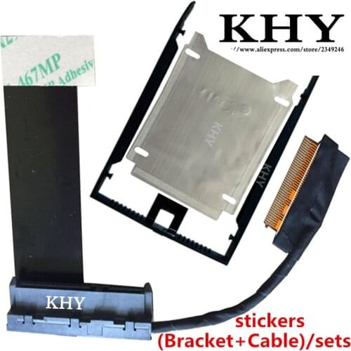 New Original HDD SSD SATA cable with bracket sets for Thinkpad T570 T580 P51S P52S FRU: 01ER034 450.0AB04.0001