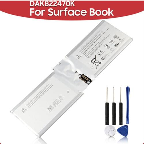 Original Replacement Battery 2387mAh DAK822470K For Microsoft Surface Book 1703 Laptop Batteries