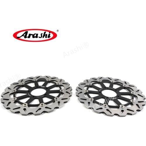 ARASHI CNC Motorcycle Front Brake Rotors Brake Disc For DUCATI MULTISTRADA S SPORT 1200 2011 2012 Floating Disks