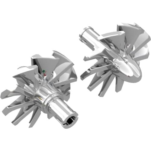 BuildMOC Assembles Particles 43122 2.4cm propeller blades For Building Blocks Parts DIY electric Educational gift Toys