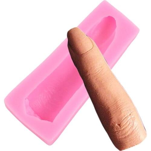 Halloween Finger Border Silicone Mold DIY Party Cupcake Topper Fondant Cake Decorating Tools Candy Clay Chocolate Gumpaste Mould