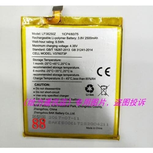 2500mAh LP38250Z Replacement Battery For Hisense F30 F31 F3pro LA8534 Built-in Li-ion Batterie with Repair Tools