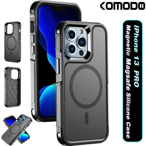 Compatible with iPhone 12/Pro/Max Mag-Safe Case Compatible with Mag-Safe Charger Classic Soft Silicone Bumper Ultra Slim Shockpr