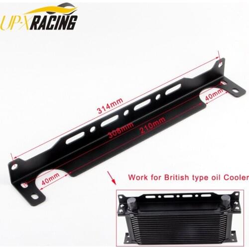 Universal Aluminum New Engine Mounting Bracket Kit for British type oil Cooler