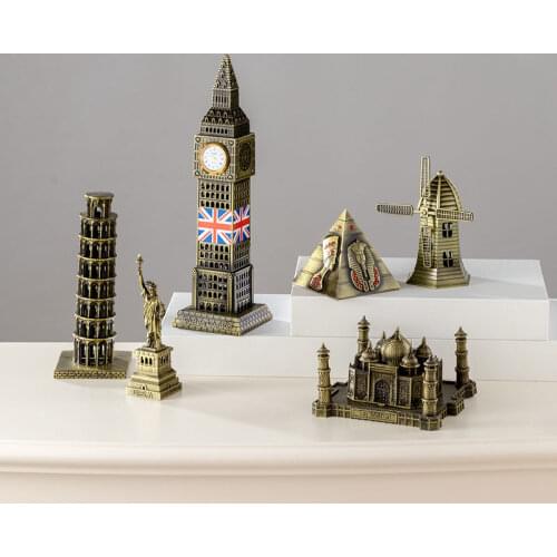 World Famous Landmark Architectural Decorations Paris Tower Model Home Creative Crafts Gifts Decorations Room Ornaments