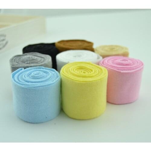 Knitted rib strips baby cotton elastic DIY clothing accessories