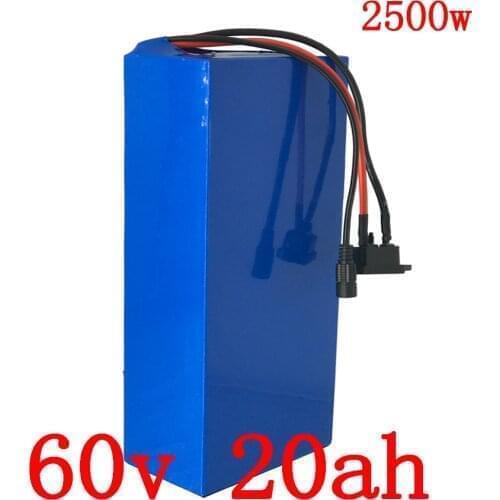60V Ebike Lithium Battery 60V 15AH 20AH 25AH 30AH Electric Bike Battery 1000W 1500W 1800W 2000W 3000W Electric Scooter Battery