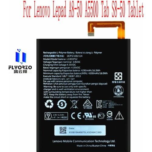 100% Brand new High Quality 4290mAh L13D1P32 Battery For Lenovo Lepad A8-50 A5500 Tab S8-50 Tablet battery