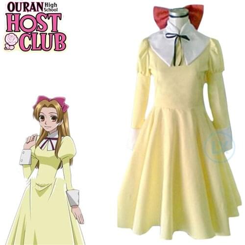 Anime Ouran High School Host Club Anime Cosplay Ouran Koukou Hosuto Kurabu Renge Houshakuji COS Dress Halloween