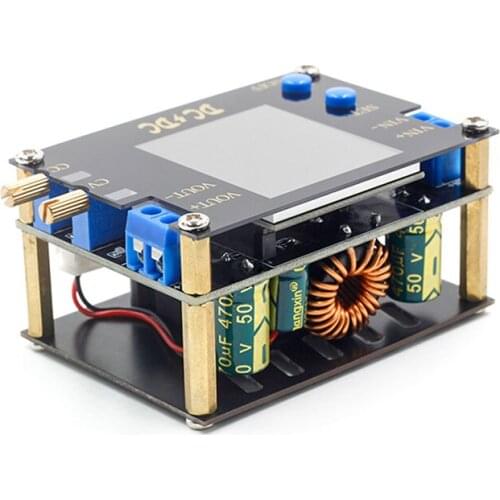 1pc DC DC Automatic Boost/Buck Converters CC CV Power Module 0.5-30V 3A 35W/4A 50W Adjustable Regulated Power Supply Voltmeters