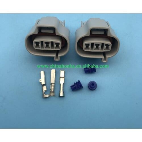 Free shpping 10/20/50/100 pcs/lots 3 Pin female/ways Vehicle Speed Sensor Automobile selaed Connector 6189-0027