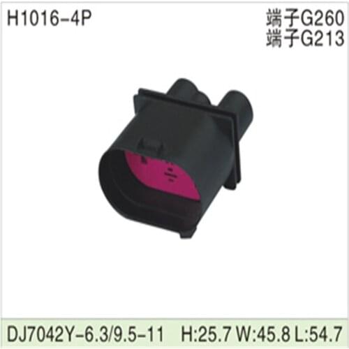 Free shipping 500pcsDJ70423-3.5/6.3-21 4Pin AMP Car Electrical Wire Connectors for VW,BMW,Audi,Toyota,NISSAN AND other