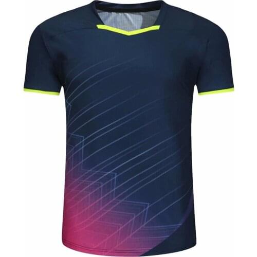 2021 Quick Dry Breathable Badminton Shirt,women Men Table Tennis Volleyball Team Running Exercise Training T Shirts