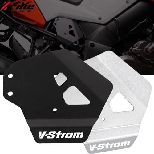 For SUZUKI V-STROM 1050 1050XT 2019-2021 2020 Motorcycle Right Side Brake Lines Protect Lower Chain Guard Frame Protector Cover