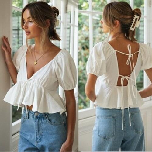 Donsignet Short Sleeve Shirts For Women