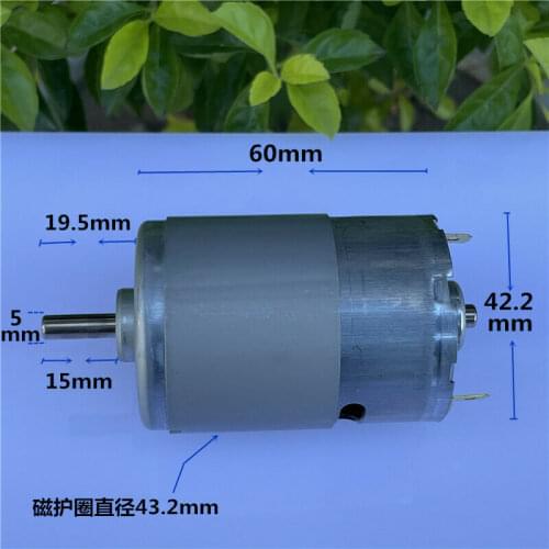 Mabuchi RS-750SH-6050/ RS-750SH-7034 Carbon Brushes Motor DC12V 18V High Speed Large Torque for Electri Car Drill Tool