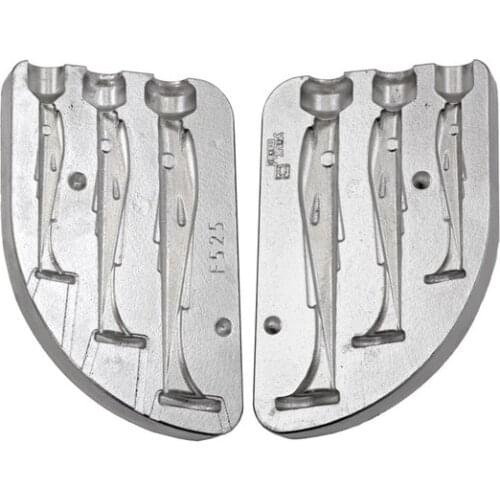 SOFT LURES MOULD mold SOFT baits mm.60-80-100 P525