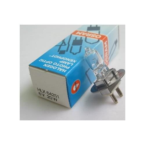 64251 6v20w pg22 halogen lamp 64251 Zeiss 20SL SL120 SL130 6V 20W PG22 MICROSCOPE LAMP