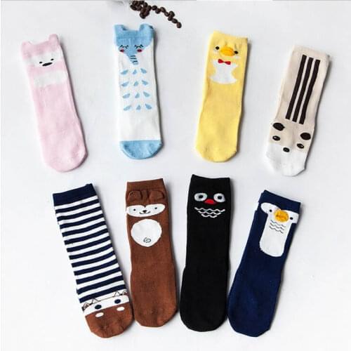 Baby Girl Leg Warmers Kids Cotton Knee high Leg Warmers Fox Children leggings Autumn And Winter Leg Warmer Boy long socks