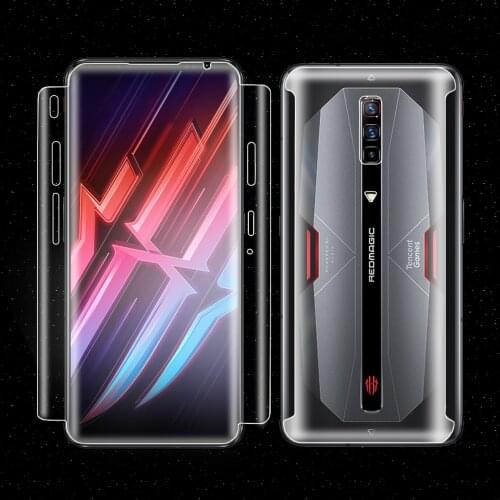 20D Front&Rear Soft Hydrogel Film For ZTE Nubia Red Magic 6 / 6 Pro Full Cover Screen Protector Film Tools Not Glass