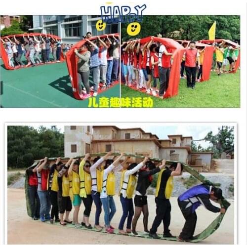 Kindergarten playing game band 4m 2-4 People Rolling Band For Kindergarten Playing Game Fun Sport Meeting Outdoor Experiential