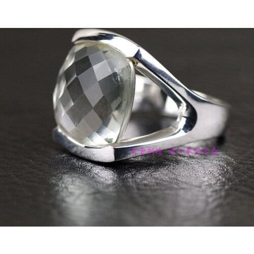 * Imported from Thailand, 925 Sterling Silver Ring for girls with natural stone ring face