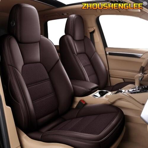 ZHOUSHENGLEE Custom leather car seat cover for honda accord ODYSSEY CR-V XR-V UR-V civic auto accessories car seats