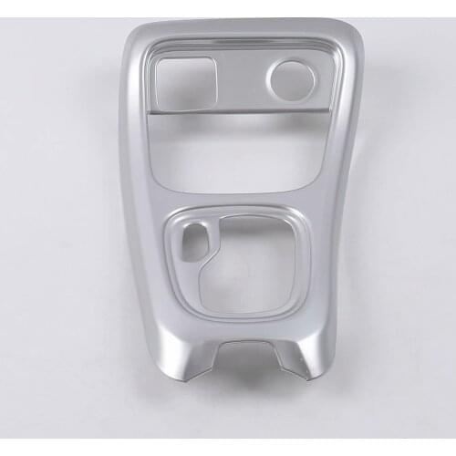 For Jeep Compass 2017 2018 2019 2020 ABS Matte Gear Shift Panel Cover Trim Decoration Sticker Car Styling Interior Accessories