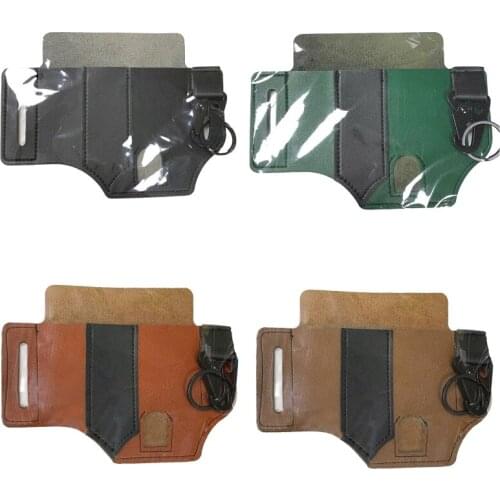 Multitool Leather Sheath EDC Pocket Organizer Leather Outdoor Survive Bag Tool