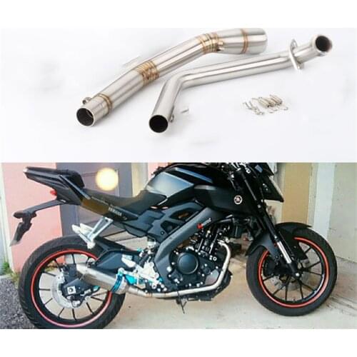 Motorcycle modification YZF R15 V1 V2 MT15 R125 2008-2017 R15 stainless steel front connecting pipe