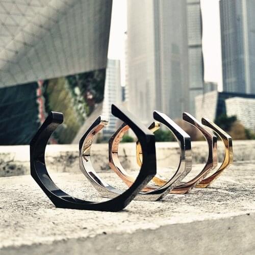 Beichong Mens Cuff Bracelet Men Bracelet Silver Plated Cuff Bracelets Banlges Women Fashion Jewelry BL-0299