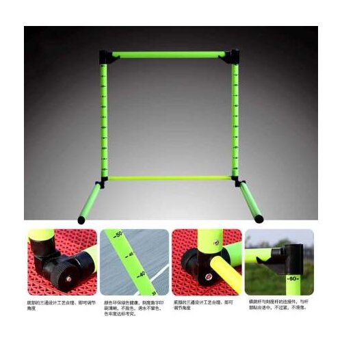 Adjustable 60cm Scale hurdle football soccer training hurdles sensitive jumping hurdles track and field training jumping height