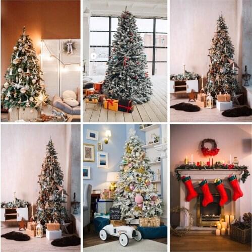 Christmas Photography Backdrops Fireplace Baby Portrait Party Decor Photographic Backgrounds Photo Studio Photocall 21524JPE-01