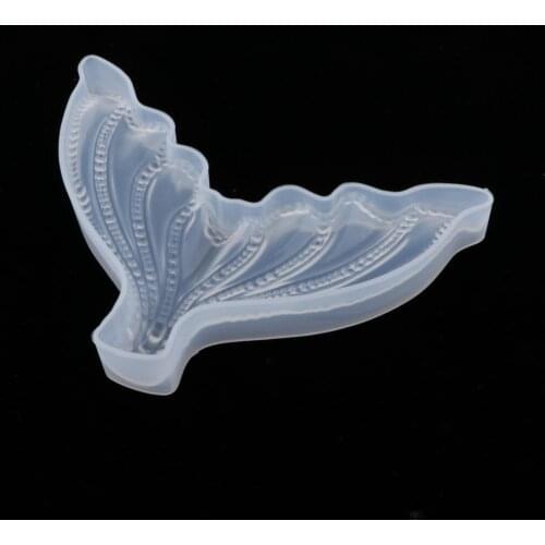 Silicone Molds Mermaid Fishtail​ Coaster Ornament Moulds DIY Epoxy Resin Crafts