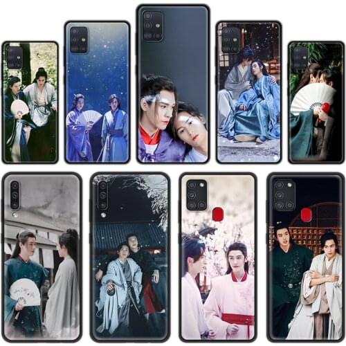 Silicone Cover for Samsung Galaxy A32 A52 A72 4G A12 A21S A51 A71 5G A21 EU A31 A41 Luxury Phone Case Shell Shan He Ling