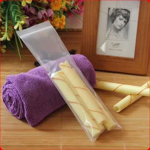 2018 Limited Cling Film 100pcs 7x25cm Thick 200microns Pe Plastic Transparent Bag , Zipper lock Clear Packaging Package Bags