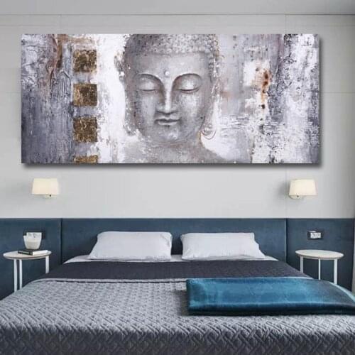 High Quality Abstract Buddha Painting Canvas Wall Art Canvas Large Modern Buddha Painting for Living Room Wall Art Prints Poster