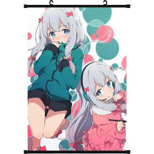 Japan Anime Eromanga Sensei Takasago Tomoe & Masamune Izumi & Izumi Sagiri Home Decor Wall Scroll Poster Decorative Picture
